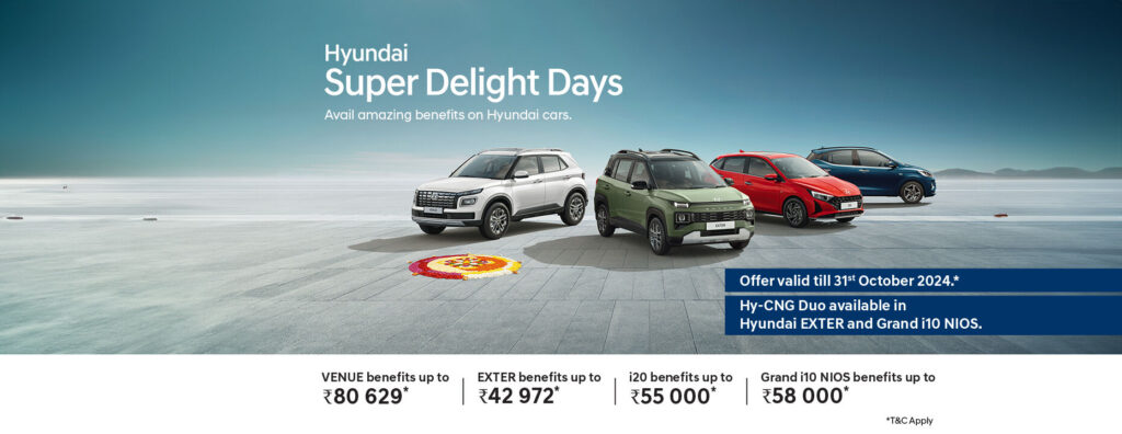 Hyundai Venue, Exter, i20 get discounts of up to Rs 80,000 this month